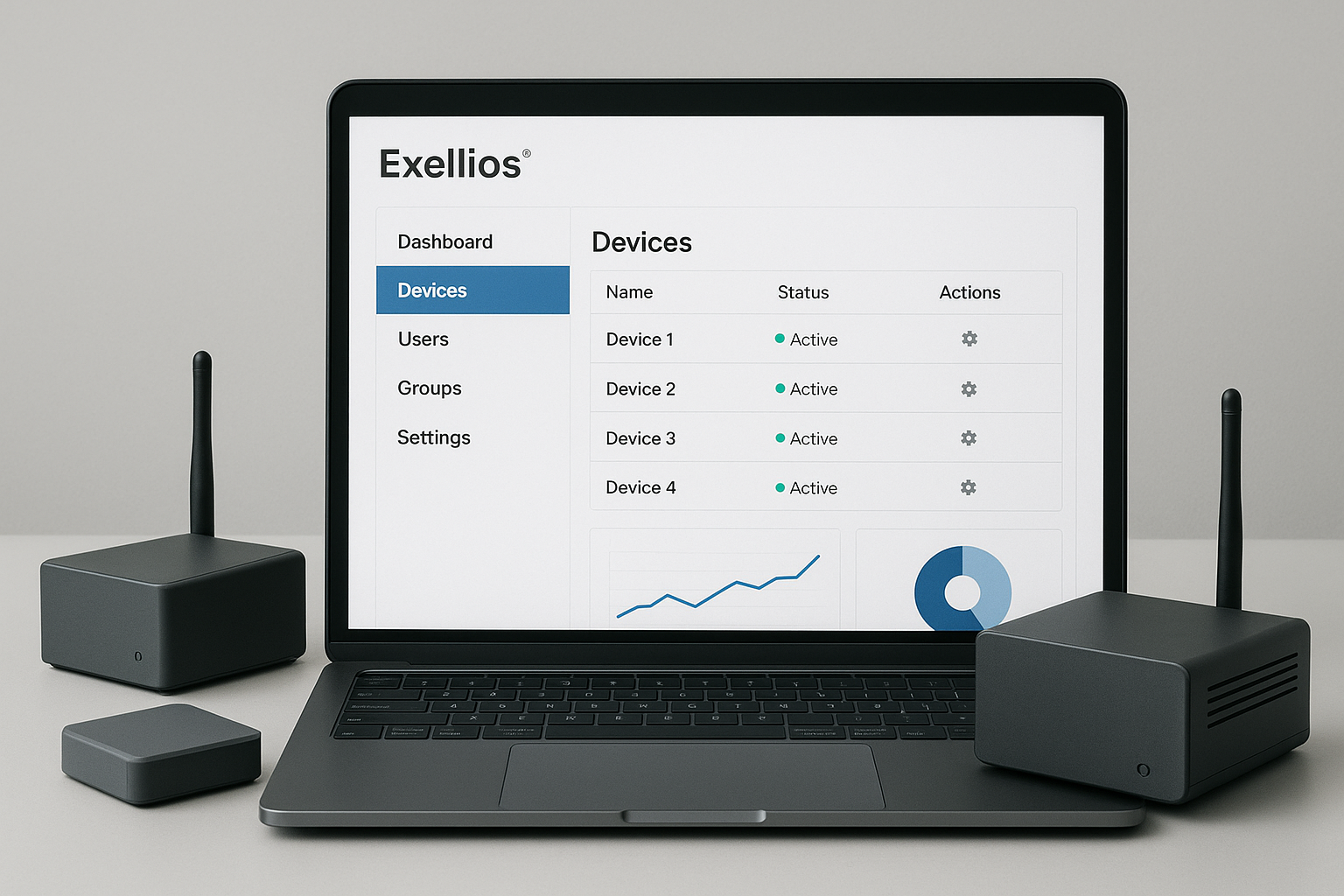 Exellios® Redes Privadas Modernas para Telemetría Multidispositivo