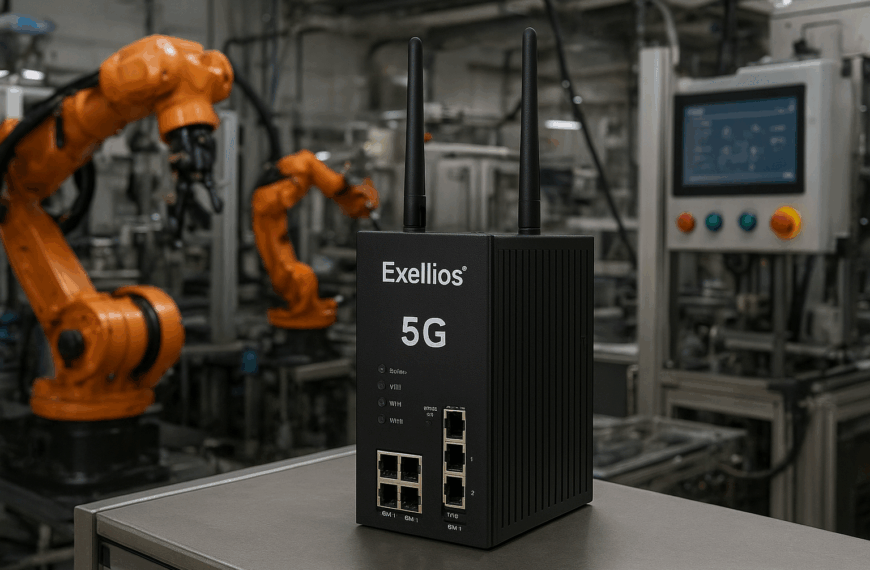 Exellios® Router Industrial 5G: Conectividad de Alto Rendimiento con VPN Avanzadas y Dual SIM para Aplicaciones Críticas