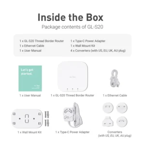 Gateway IoT GL-S20: Thread Border Router con Soporte PoE - Image 4