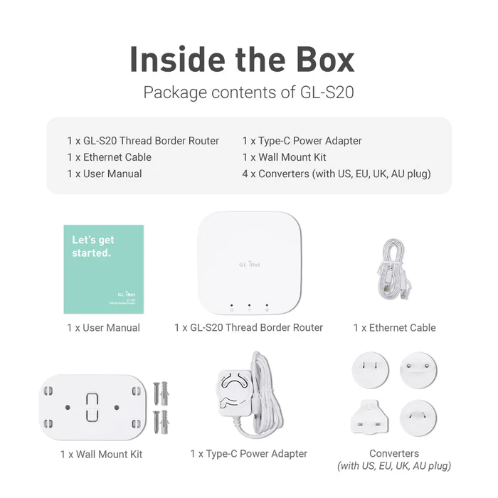 Gateway IoT GL-S20: Thread Border Router con Soporte PoE - Image 4