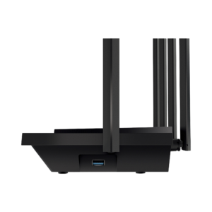Router WiFi 6 Doble Banda / AX5400 MU-MIMO 4X4 y OFDMA / 1 puerto WAN 10/100/1000 Mbps / 4 puertos LAN 10/100/1000 Mbps / 1 puerto USB 3.0 / 6 potentes antenas / Administración App (Tether) o Página web / Protección HomeShield - Image 2