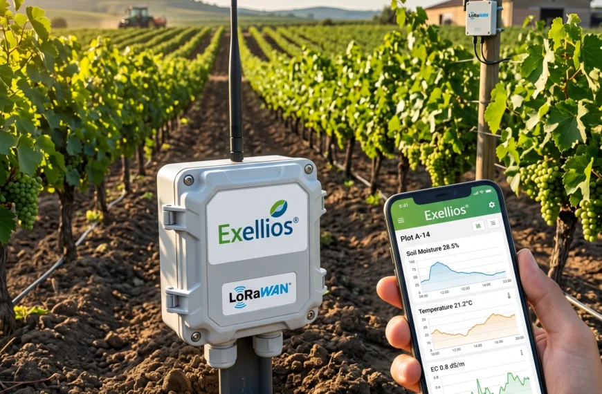 Exellios® y LoRaWAN: La Revolución del Monitoreo de Suelos en la Agricultura