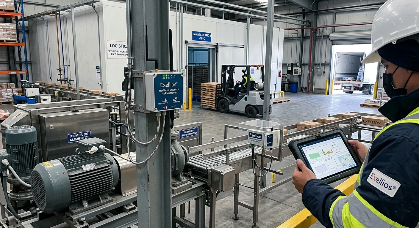 Exellios® Monitoreo Industrial: Transformando la Industria 4.0 y la Cadena de Frío en Mexico